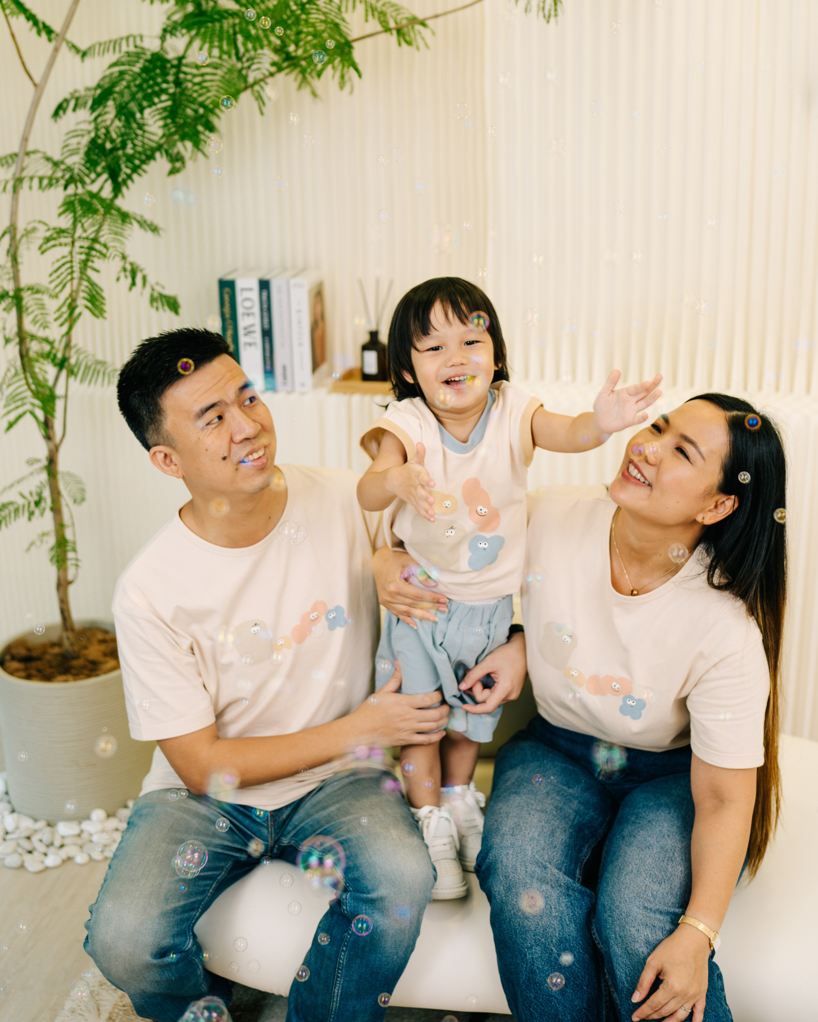 matching family graphic tees