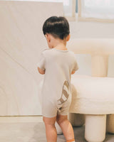 Nosey Racoon Short Sleeves Baby Romper