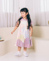 Lucky Reef Butterfly Pleated Dress