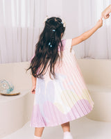 Lucky Reef Butterfly Pleated Dress