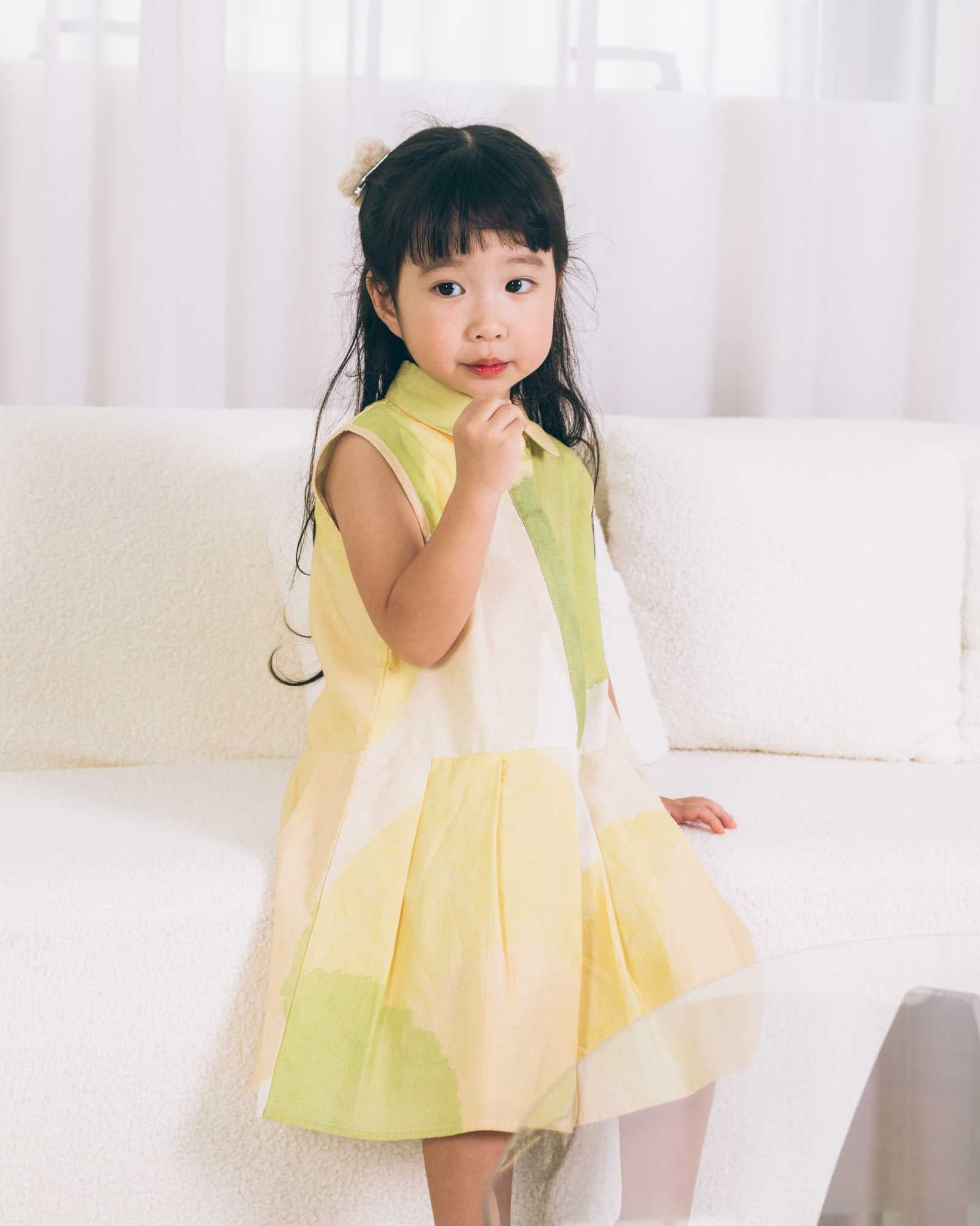 Abundance Pleated Girls Dress