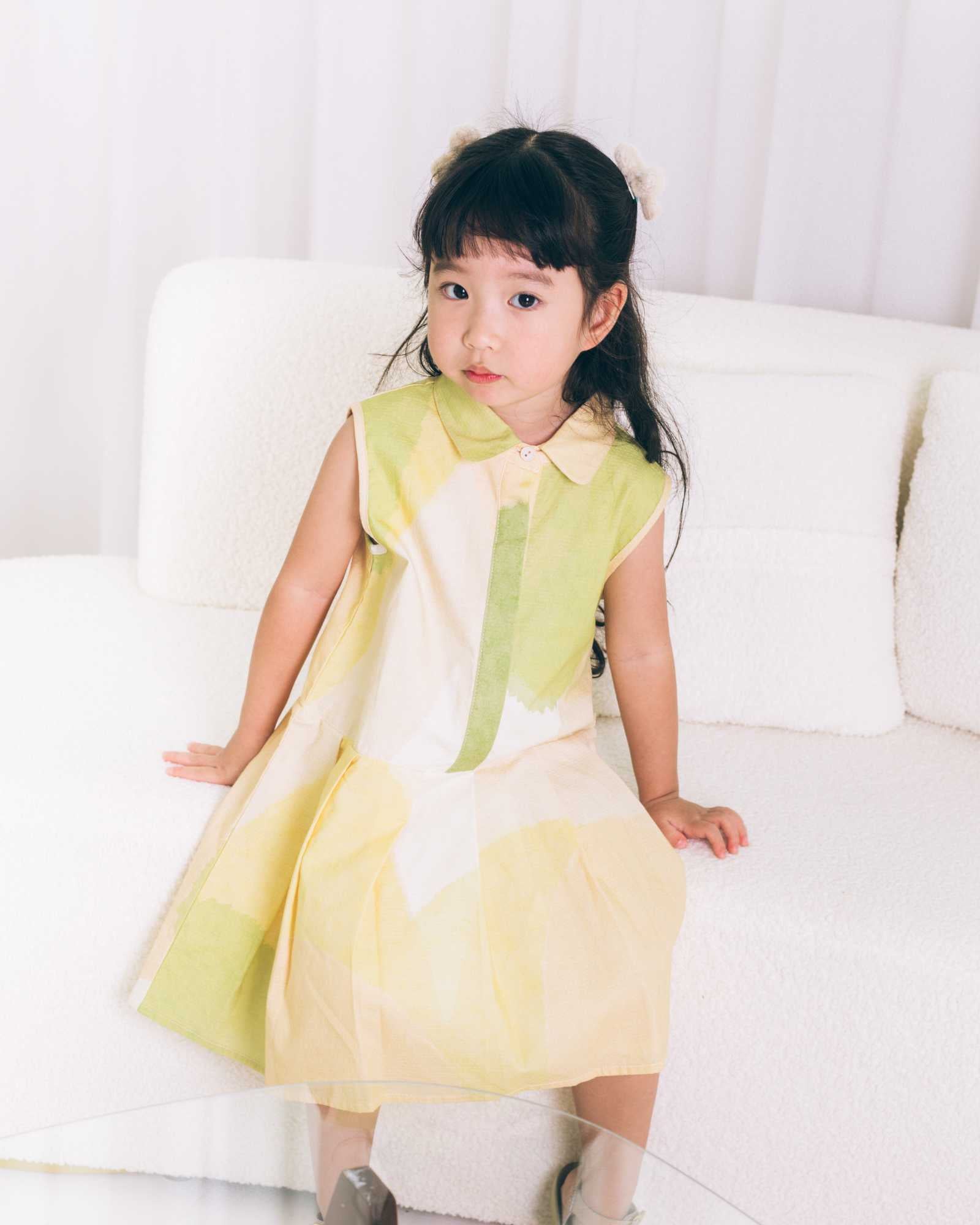 Abundance Pleated Girls Dress