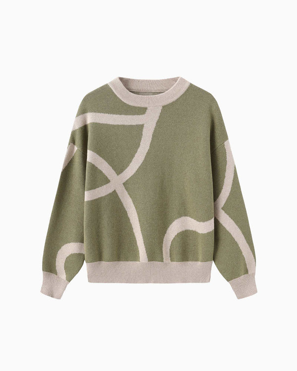 River Flows Knitted Pullover (Kids & Adults)