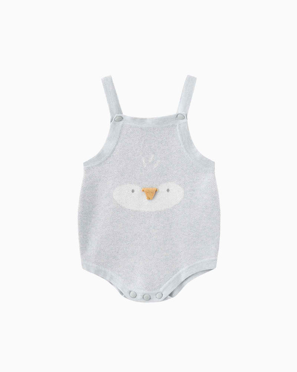 Pre-order: Penguin Knitted Baby Romper