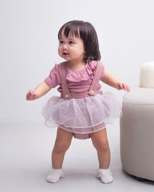 Pre-order: Ballerina Tulle Baby Suspenders