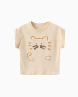 Pre-order: Knitted Whiskers Cat Kids Tank Top