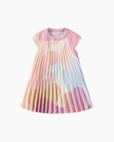 Lucky Reef Butterfly Pleated Dress