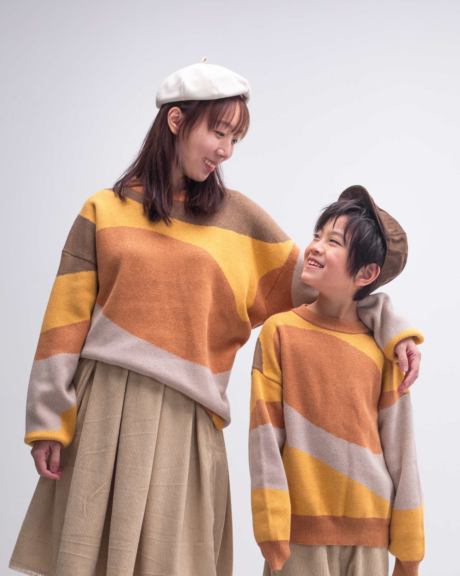 Autumn Dawn Knitted Pullover (Kids & Adults)