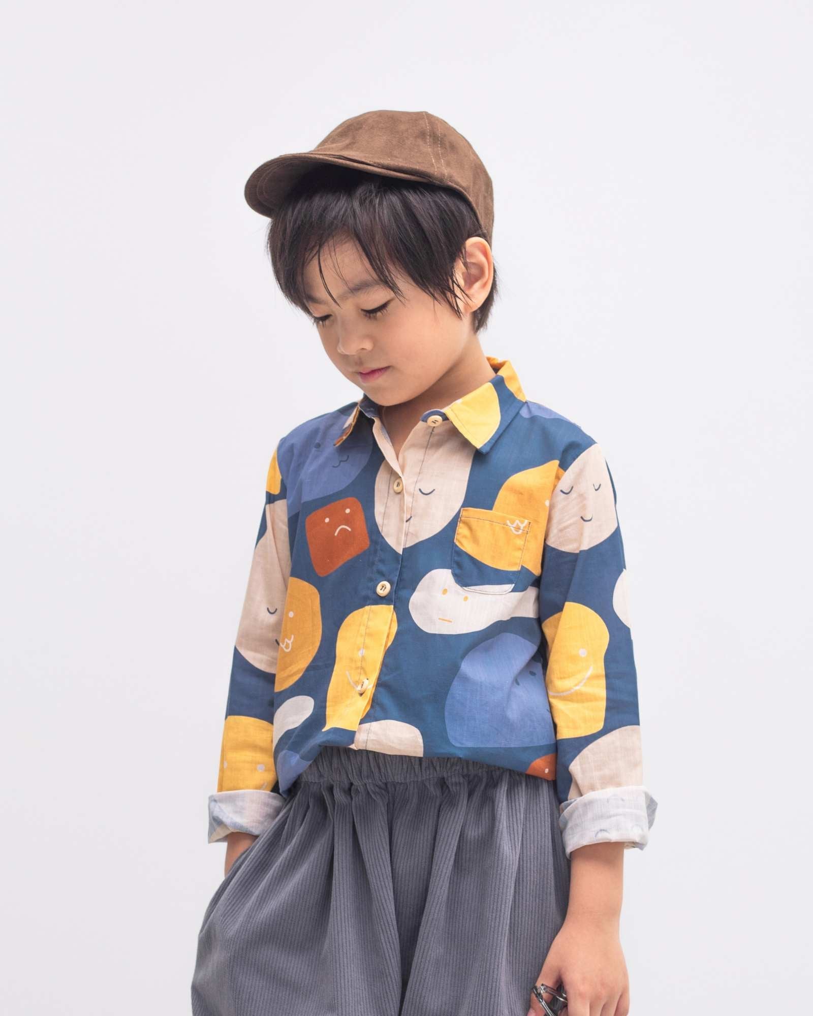 Online-exclusive: Blob Pop Kids Collar Shirt