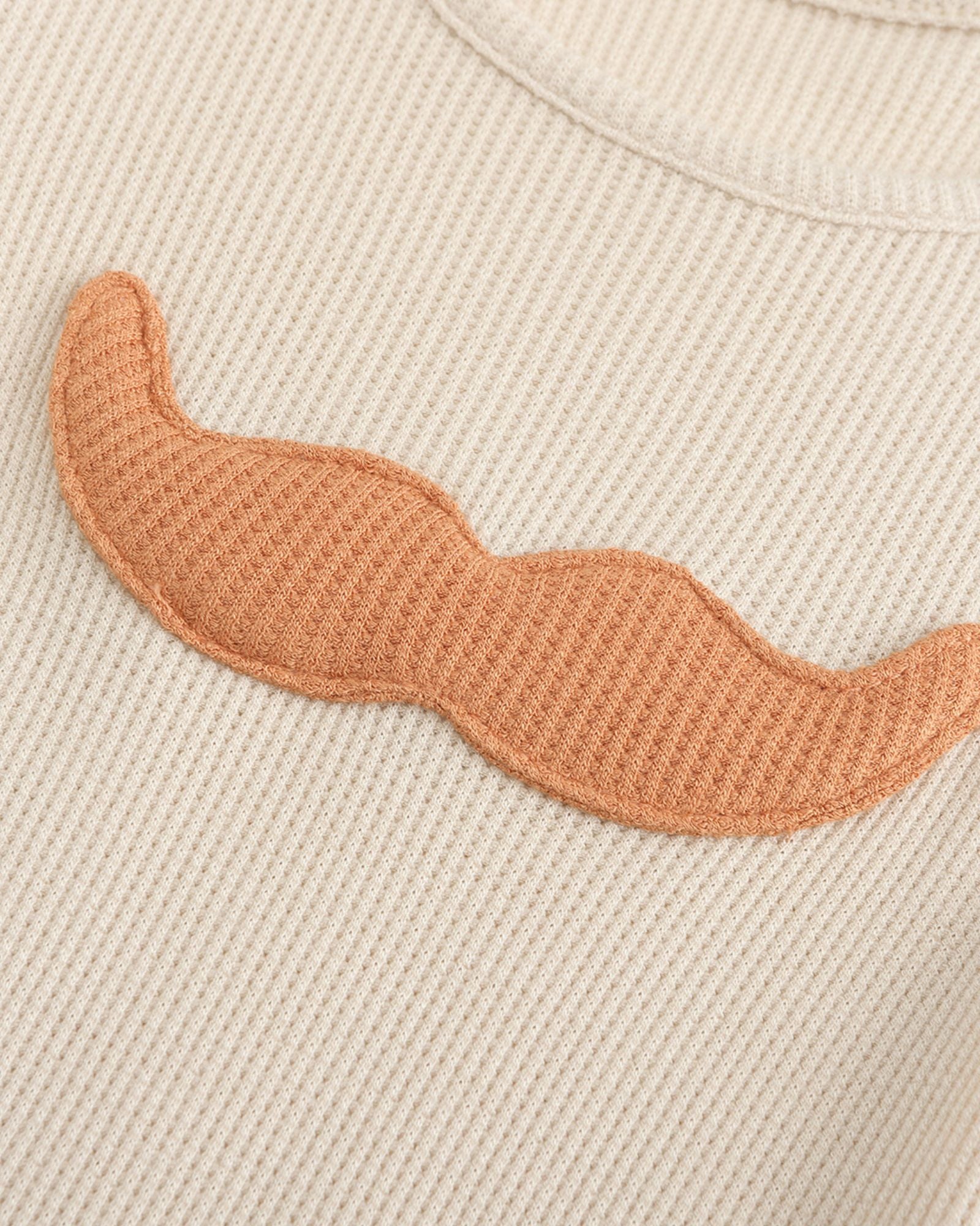 Little Moustache Lounge Baby Romper