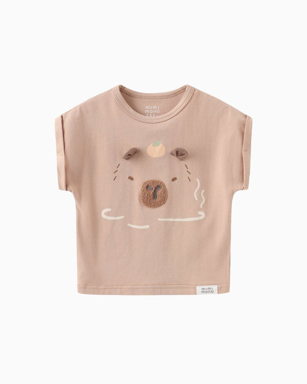 Pre-order: Capybara In Onsen Kids Tank Top