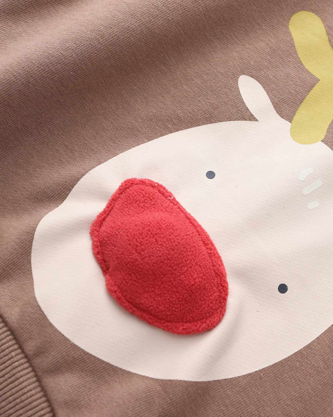 Reindeer Oversized Pullover (Kids & Adults)