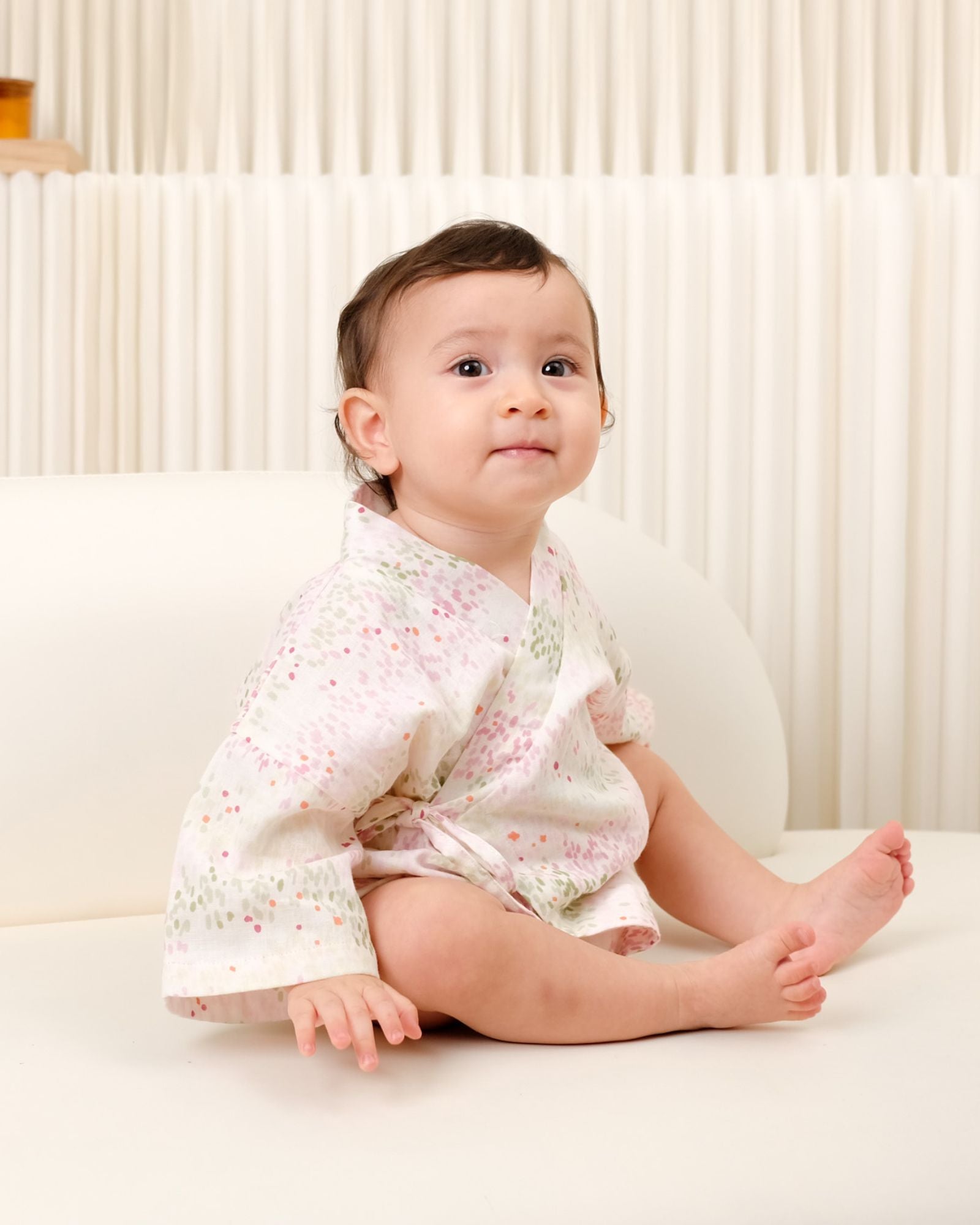 Petal & Pastels Baby Kimono - Pink