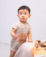 Pre-order: Lion Knitted Baby Romper